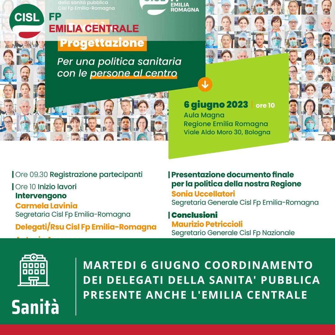 Coordinamento dei delegati della sanità Fp Emilia Romagna